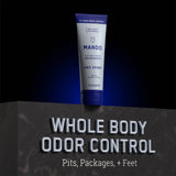 Mando Whole Body Deodorant - Invisible Cream and Solid Formulas - 72 Hour Odor Control - Aluminum & Baking Soda Free - Skin Safe - 3 oz Cream & 2.6 oz Solid Bundle - Pro Sport