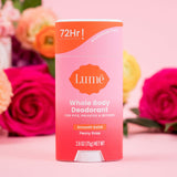 Lume Whole Body Deodorant And Soap - 2.6 Ounce Smooth Solid Stick With 72 Hour Odor Control and 5 Ounce Triple Milled Soap - Aluminum Free, Baking Soda Free and Skin Loving (Peony Rose)