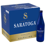 Saratoga Sparkling Spring Water Carbonated, 28 Fl Oz (Pack of 12)