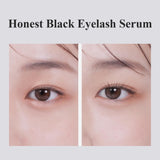 BENTON Honest Black Eyelash Serum - Eyelash Growth Serum for Thicker, Fuller Lashes - Create a Makeup Look with Black Tint, 0.27 fl. Oz