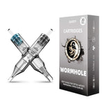 Wormhole Tattoo Cartridge Needles, 20pcs Mixed Cartridge Needles 1203RL 1205RL 1205RM 1207RM Tattoo Cartridges Disposable Tattoo Needle Cartridge Tattoo Needles Cartridge Needles for Tattoo Artist