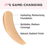 IT Cosmetics Light Warm Foundation with Hyaluronic Acid - Hydrating, Minimizes Pores, Natural Radiant Finish