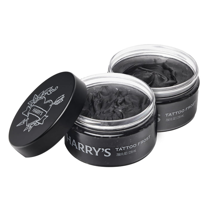Harry’s Tattoo Frost, Tattoo Aftercare Gel for Light Hydration and Cooling Replenishment, Fragrance-Free, Non-Greasy, Petroleum-free, With Pro-Vitamin B5, Pack of 2