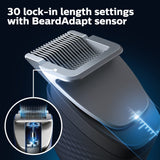 Philips Norelco Series 9000, Ultimate Precision Beard and Hair Trimmer with Beard Sense Technology for an Even Trim, BT9810/40