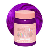 Lime Crime Full Coverage Unicorn Hair Dye, Pony (Violet Purple) - Damage-Free Semi-Permanent Hair Color Conditions & Moisturizes - Temporary Hair Tint Kit Has A Sugary Citrus Vanilla Scent - Vegan