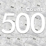 500 Count Dental Flossers Each Individually Wrapped, Floss Singles Bag, Travel Hotel Restaurant Office Car Dental Floss, Floss Picks Oral Care Teeth Clean Flat Wire