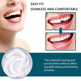 Kahxi Temporary Teeth Perfect Cover,Adjustable Snap On,Moldable False Teeth for Beautiful Smile,Nature and Comfortable