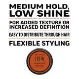 American Crew Men's Hair Defining Paste (OLD VERSION), Medium Hold Hair Gel with Low Shine, 3 Oz (Pack of 1)