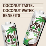 VITA COCO Pressed Coconut Water Multipack 1L x 6, Naturally Hydrating, Coconut Taste, Packed With Electrolytes, Gluten Free, Full Of Vitamin C & Potassium, Impossible To Hate