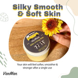 Vanman's NO ADDED SCENT Tallow and Honey Balm (2 oz) - Grass Fed Beef Tallow & Honey Balm w/Vitamins A, K, D, E – Tallow Moisturizer Creates Soft, Smooth Skin - All-Purpose Tallow Skin Care