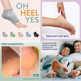 Dr. Frederick's Original Moisturizing Heel Socks for Cracked Heel Treatment - 6 Pairs - Heel Socks for Dry Cracked Feet - Cracked Heel Repair - Heal Dry Heels - Foot Care for Women & Men - Power Pack