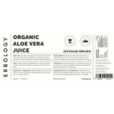 100% Organic Aloe Vera Juice 8.5 fl oz - Supports Immunity & Gut Health - Straight from Farm in Spain - Undiluted - No Added Sugar or Artificial Preservatives - Non-GMO - Recyclable Glass Bottle