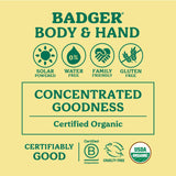 Badger - Hardworking Hands Healing Balm, Aloe Vera & Wintergreen, Working Hand Balm, Balm, for Dry Hands, Hand Moisturizer Balm, Certified Organic Hand Balm, Hand Repair Balm, 2 oz (2 Pack)