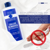 Blue Cross Professional Nail Care, Extra Strength Callus Remover Gel for Heel or Feet, File, Shaver, Scrubber & Pumice Stone Alternative for At Home Manicure/Pedicure Results, Pro Size 946ml, 32 ounce