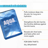 LAPCOS Aqua Sheet Mask, Hydrating Daily Face Mask with Seawater and Plankton Extract to Nourish Skin, Korean Beauty Favorite, 5-Pack