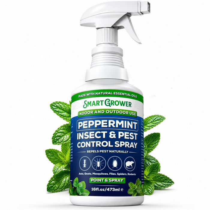 Peppermint Oil Spray for Insects, Pests, Rodents, Mice, Bugs, Spiders, Ants & Wasps - All Natural Pest Control Repellent for Home, Indoor, Outdoor, Garden, Maximum Strength, Ready-to-Use, 16 FL OZ