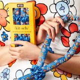 BT21 x Kitsch Satin Heatless Curling Set - Overnight Hair Curlers to Sleep in, Heatless Curls, Heatless Hair Curler Overnight Curls, Heatless Curling Rod Headband, No Heat Soft Curlers - Universtar