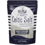 Le Marinier French Sea Salt Grey Coarse, 1.1lb - 18oz. Mineral rich. 100% Natural and Unrefined. Sea Salt Organic Mineral Coarse. Hand Harvested Mineral Salt, Sel Gris (1.1lb Grey Coarse)