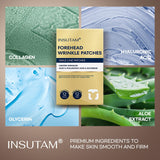 Insutam Forehead Wrinkle Patches for Anti-wrinkles: Smile Line Remover Pads - Overnight Lift Lines Treatment 12prs