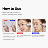 Medicube Age-R Line Shot - A Start Of Effective Fine Lines Care Device for Smoothing Wrinkles Around Eyes, Lips, 11s, Neck, Plump Lips - Daily Anti-aging Treament - Korean Skin Care