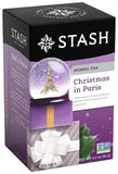 Stash Tea Christmas in Paris Herbal Tea - Non-GMO Project Verified Premium Tea with No Artificial Ingredients, 18 Count (Pack of 6) - 108 Bags Total