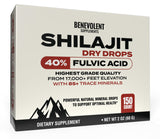 Premium Shilajit Dry Drops - (150 Count, 250mg Each) Maximum Potency Pure Shilajit for Men with 40% Fulvic Acid & 85+ Trace Minerals for Energy, Metabolism & Immune Health - Non-GMO & Made in USA