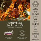 Gya Labs Organic Sea Buckthorn Carrier Oil (50ml) - Soothing & Moisturizing