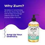 Zum Indigo Wild Hand Soap - Natural Liquid Hand Soap - Perfect Bathroom & Kitchen Hand Soap - Sea Salt Scent - 12 oz (4 Pack)