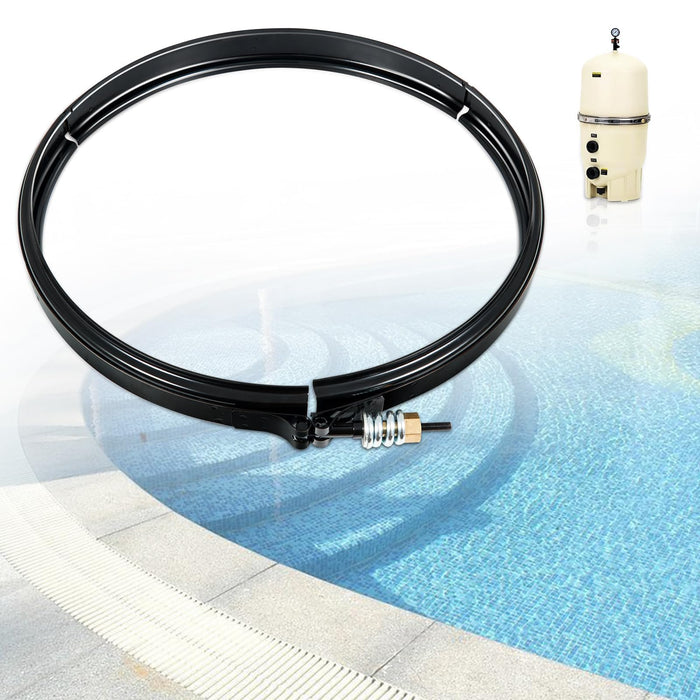 FILTERUP Upgrade 190003 Tension Control Clamp Kit and Spa Filter, Compatible with Pentair FNS Plus, Clean & Clear Plus, Quad DE Filters Steel Pool Filter Pumps, 23-1/4" Length