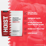 Hoist Military Hydration Powder Electrolyte Powder - Hydration Mix (Fruit Punch)