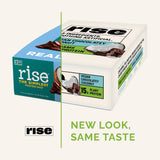 Rise Pea Protein Bar - Chocolately Coconut | Breakfast Bar & Protein Snack 15g Protein Just 5 Whole Food Ingredients Non-GMO Gluten-Free Soy Free