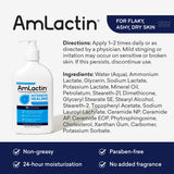 AmLactin Intensive Healing Body Lotion for Dry Skin – 14.1 oz Pump Bottle – 2-in-1 Exfoliator & Moisturizer with Ceramides & 15% Lactic Acid for Relief from Dry Skin (Packaging May Vary)