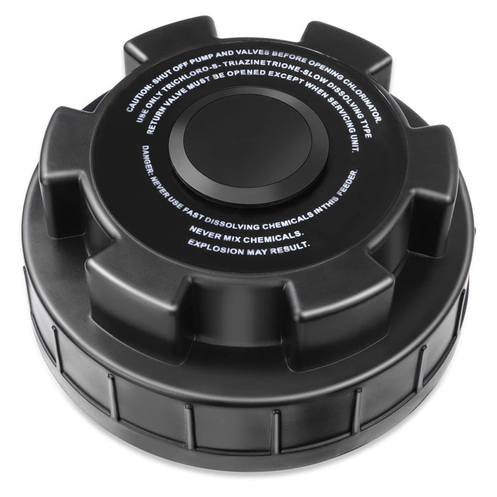 Pomeade Chlorinator Cover Compatible with Hayward Cl200 CL220 Automatic Chlorinator Feeder, ABS Material, Long Service Life, with The Chlorinator to Ensure no Leakage, Easy to Install(Black)