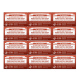 Dr. Bronner's - Pure-Castile Bar Soap - Eucalyptus, Made w/Organic Oils, For Face, Body & Hair, Gentle & Moisturizing, Smooth Lather, Biodegradable, Vegan, Cruelty-free, Non-GMO (5oz, 12-Pack)