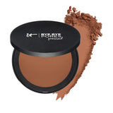 IT Cosmetics Bye Bye Pores Pressed Finishing Powder - Universal Deep Shade - Contains Anti-Aging Peptides, Hydrolyzed Collagen & Antioxidants - 0.31 oz