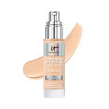 IT Cosmetics Light Cool Foundation with Hyaluronic Acid - Hydrating, Minimizes Pores, Natural Radiant Finish