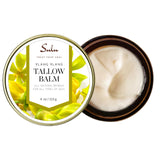 SULU ORGANICS Natural Whipped Tallow Balm for Face and Body, Natural Moisturizer made with Grassfed Beef Tallow- 4 oz/113 g (Vanilla)