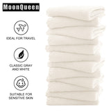 Microfiber Facial Cloths Fast Drying Washcloth 12 pack - Premium Soft Makeup Remover Cloths - Cream