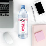 Evian Natural Spring Water, 1 L bottles, 6 pack