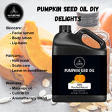 Pumpkin Seed Oil 32 Ounces by Naturevibe Botanicals | Cold Pressed 100% Pure Unrefined & Natural | Moisturizes, Nourishes Body & Scalp (946 ml)