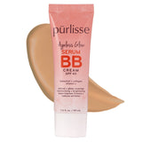 PURLISSE Ageless Glow Serum BB Cream with SPF 40, Light Medium 1.4 oz - Sealed