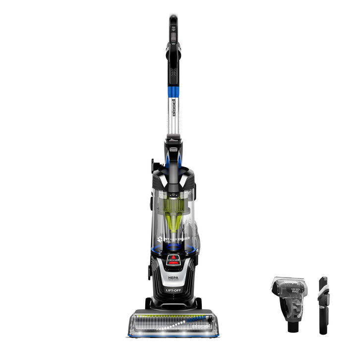 BISSELL Pet Hair Eraser Turbo Lift-Off Vacuum, w/ Self-Cleaning Brush Roll, HEPA Filtration, Powerful Pickup with TurboBrush Pivot Tool & LED-lit dusting & Crevice Tool, 3774F