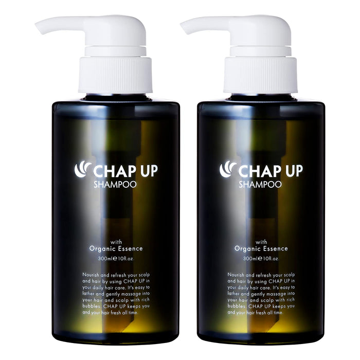 チャップアップ （ CHAPUP ） CUシャンプー 300mL×2本 男性用 スカルプ ケア ノンシリコン アミノ酸 系 メンズ スカルプシャンプー 頭皮 毛穴洗浄 頭皮マッサージ オーガニックシャンプー