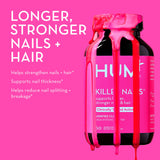 HUM Killer Nails - Supports Longer, Stronger Nails & Hair - Highly Potent Vegan Biotin for Growth & Health (60 Capsules)