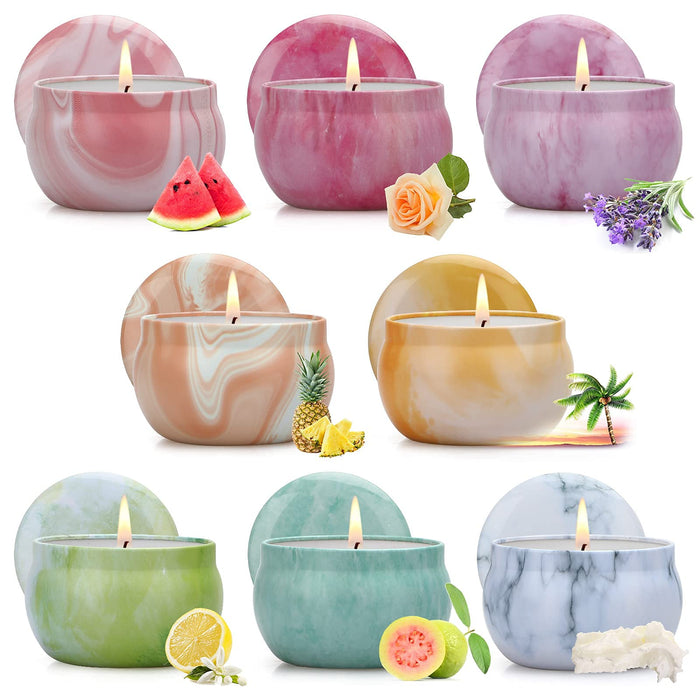 Scented Candles Gifts for Women, 8 Pack Candles for Home Scented, Soy Scented Candles for Home, Aromatherapy Candle Gifts Set for Christmas Day, Birthday, Mothers Day, Valentine's Day