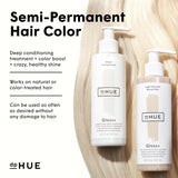 dpHUE Gloss+, Dark Blonde - 6.5 oz - Semi-Permanent Hair Color & Conditioner - Paraben, SLS & SLES Sulfate Free - Vegan, Leaping Bunny Certified