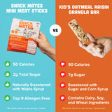 Snack Mates by The New Primal Sampler Four Flavor Pack, High Protein and Low Sugar Kids Snack, Certified Gluten Free, Soy Free, Certified Paleo, Lunchbox Friendly, 5 (0.5oz) 4-pack - 20 Sticks