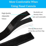 Comfortable Nasal Oxygen Cannula Ear Protector Cannula Headband for Oxygen Concentrator Accessories with Adjustable Oxygen Cannula Ear Protector for Oxygen Users to Prevent Ear Soreness