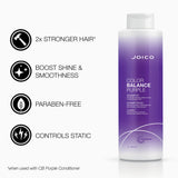 Joico Color Balance Purple Shampoo for Cool Blonde and Gray Hair | 33.8 Fl Oz