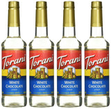 Torani Flavored Drink Syrup, White Chocolate, 25.4 Fl Oz (Pack of 4)